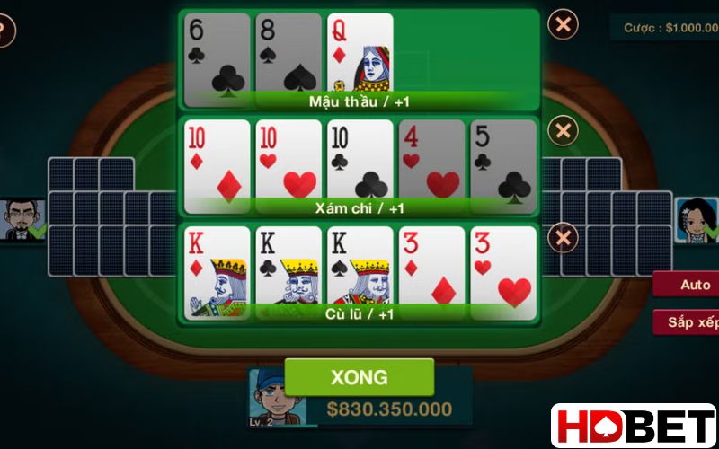 Cách chơi bài Binh Xập Xám