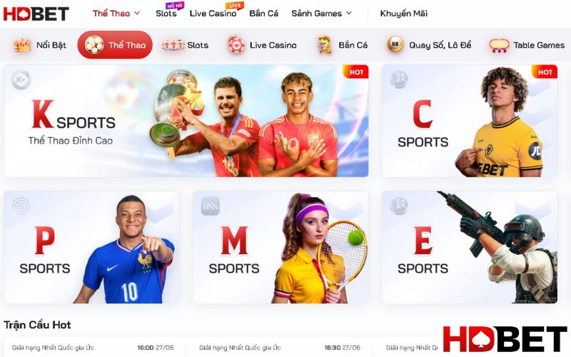 Đa dạng các nền tảng cá cược thể thao HDBET